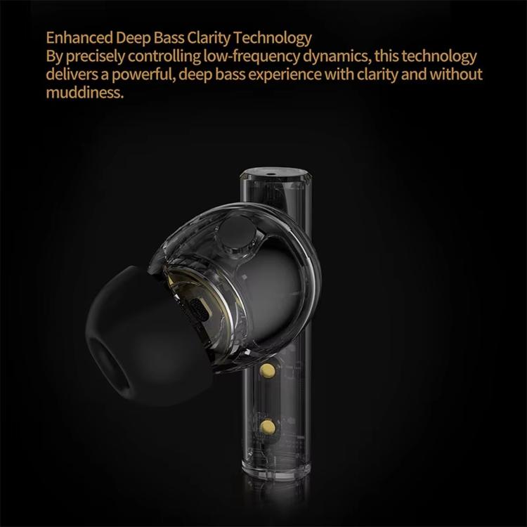 KZ-Carol Active Noise Reduction Bluetooth Earphones Hi-Fi ANC Noise Reduction TWS Earbuds - Black