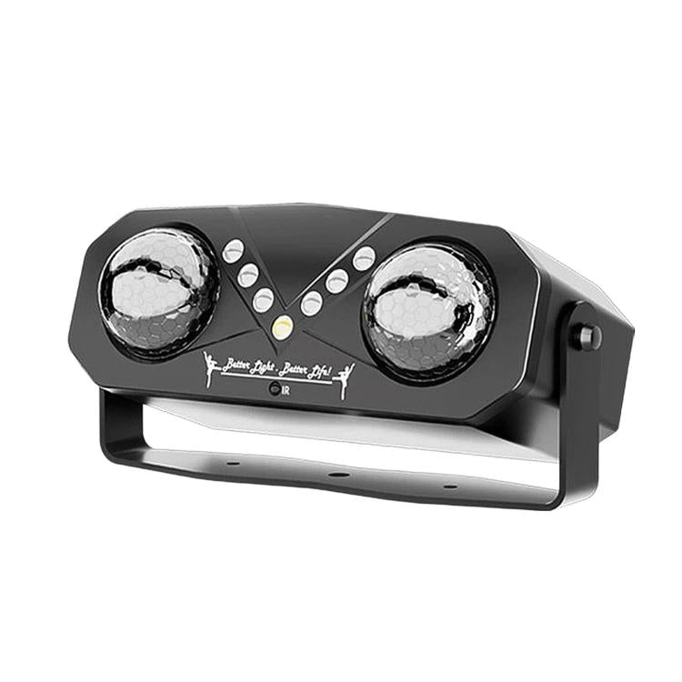 EMS-38 LED Double Magic Ball Stage Light, Colorful Rotating Laser Atmosphere Lamp, Spec: USB