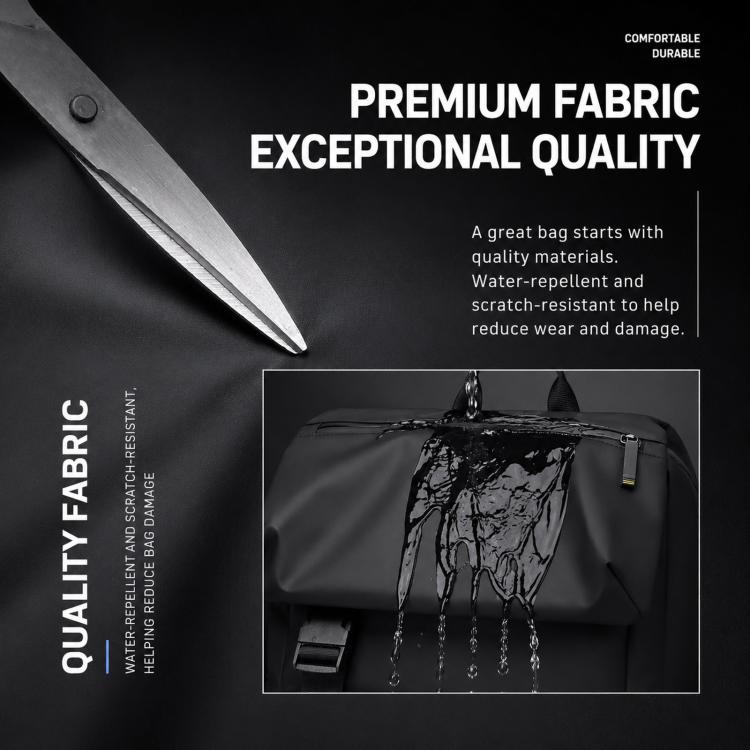 WEIXIER WD2625 Large Capacity Minimalist Waterproof Men Backpack Business Laptop Ba