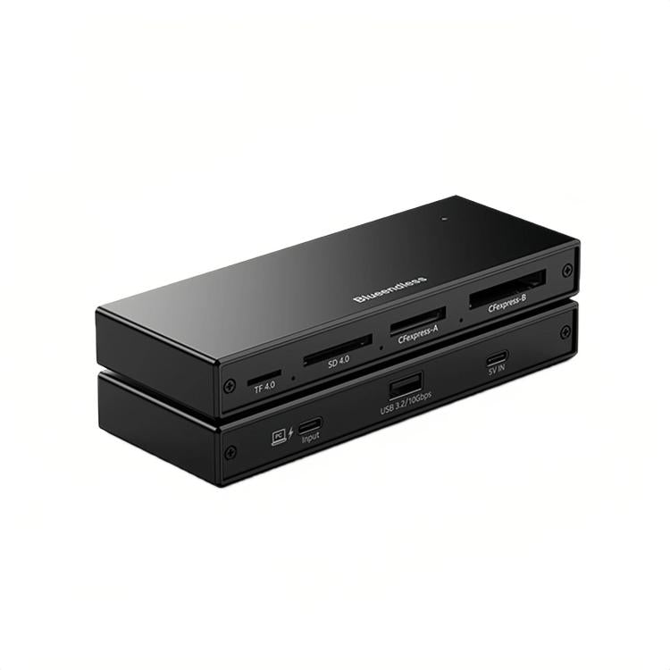 Blueendless USB 3.2 High-Speed Card Reader For CFEA/CFeB/SD 4.0/TF Cameras And Memory Cards - Five Interfaces