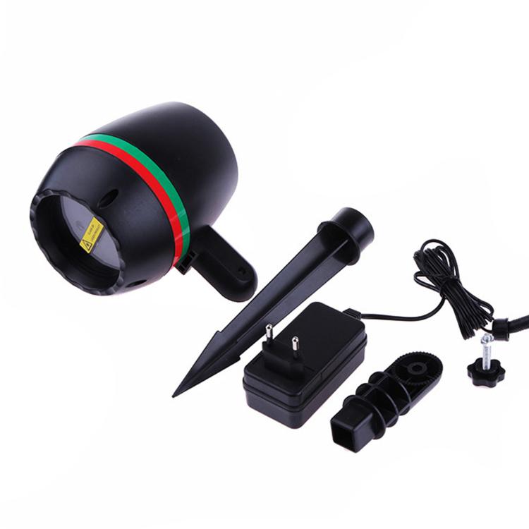 Round In-Ground Lawn Light Outdoor Garden Laser Ambience Light US Plug