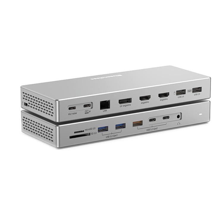 16 In 1 Laptop Quad-Screen Display Expansion Dock Type-C 3.2 Hub