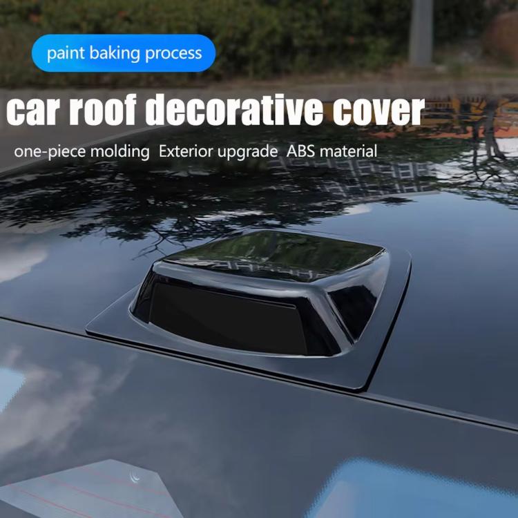 Car Roof Simulated LiDAR Decorative Cover Exterior Modification Accessory - Black