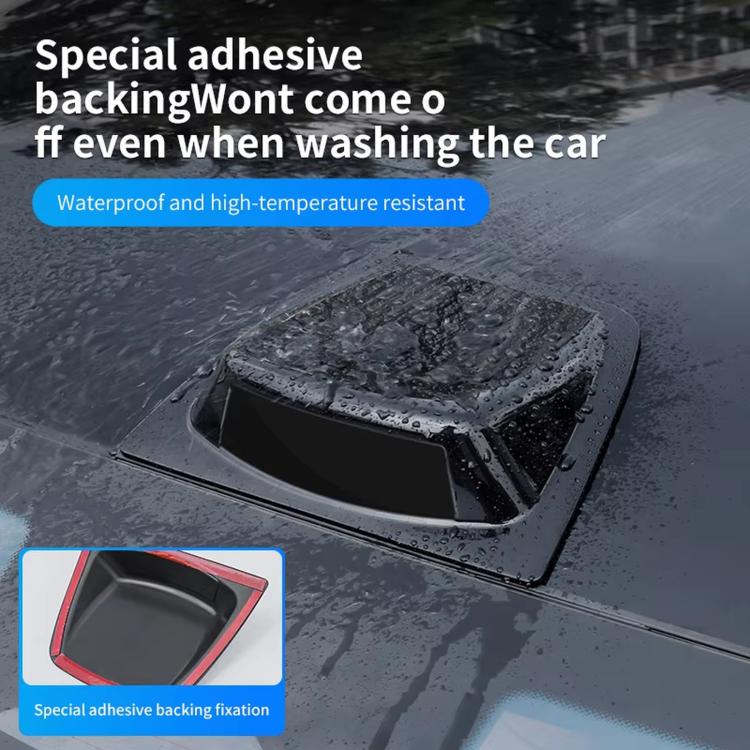 Car Roof Simulated LiDAR Decorative Cover Exterior Modification Accessory - Black