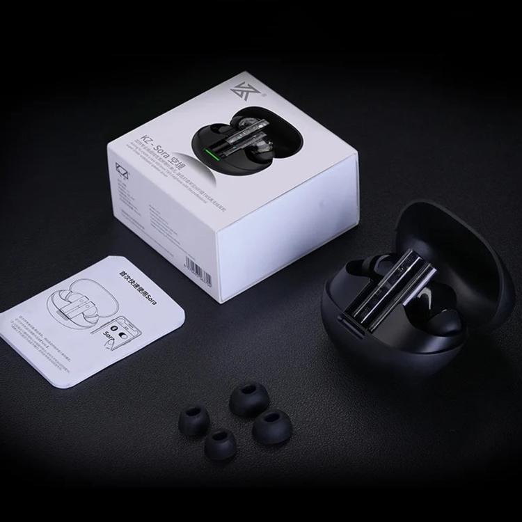 KZ-Sora HiFi Wireless Bluetooth Music Earphones - Black
