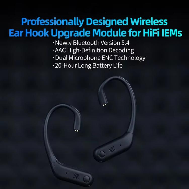 KZ AE01 HD Wireless Bluetooth 5.4 Gaming Earphones Ear Hooks