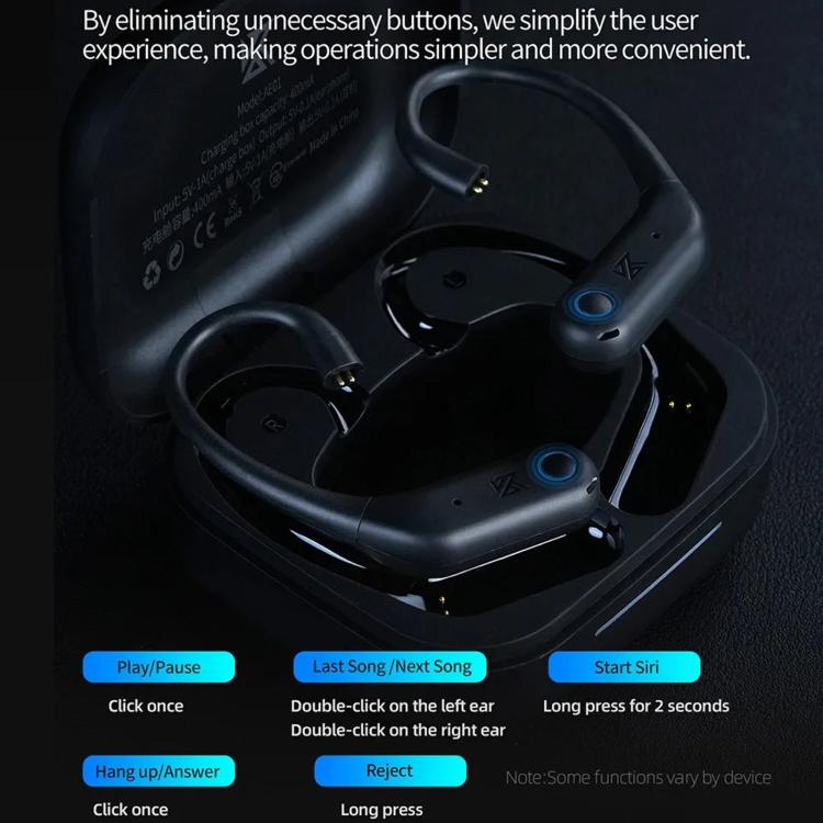 KZ AE01 HD Wireless Bluetooth 5.4 Gaming Earphones Ear Hooks