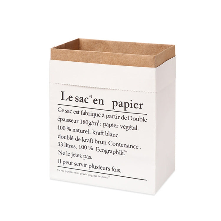 Kraft Paper Bag Gift Bags For Artificial Dried Flowers Vase Home Decorations, Size:14x9x17cm