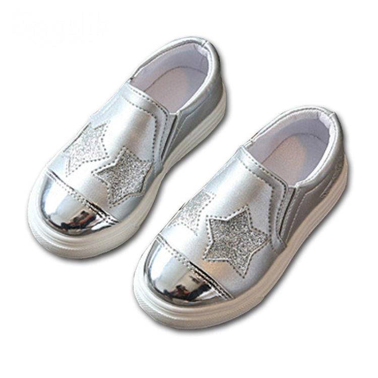 Girls a Pedal Breathable Flat Casual Shoes Sneakers, Size:28