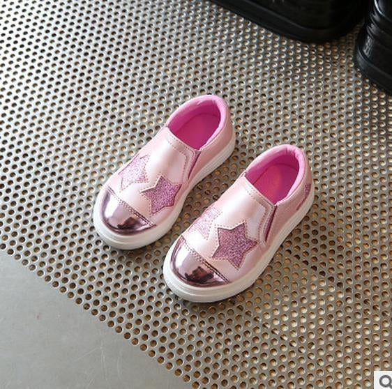 Girls a Pedal Breathable Flat Casual Shoes Sneakers, Size:30