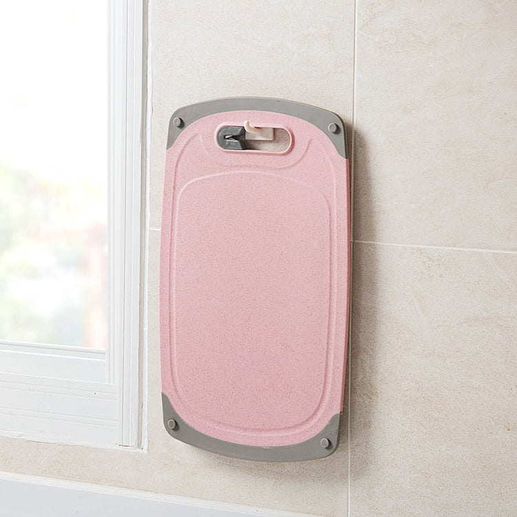 2 PCS Wheat Straw Square Wood Chopping Board Cutting Board