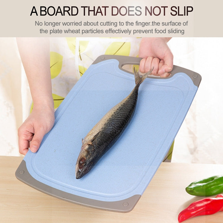 2 PCS Wheat Straw Square Wood Chopping Board Cutting Board