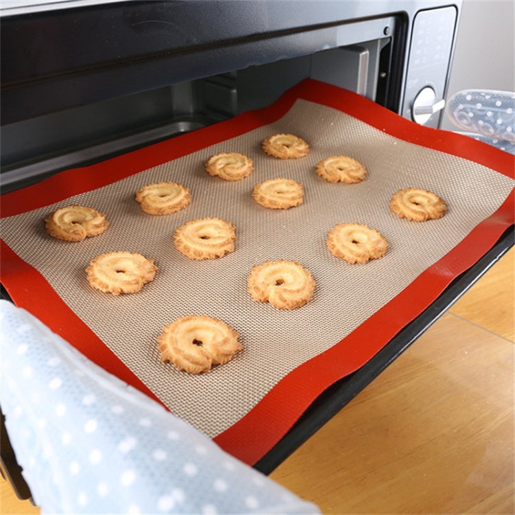 Platinum Glass Fiber Silicone Pastry Cake Cookie Baking Mat Pad Sheet Kneading Mat, Size:40x30cm