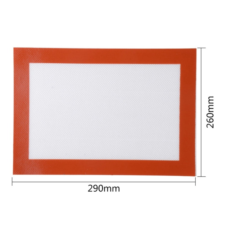 Platinum Glass Fiber Silicone Pastry Cake Cookie Baking Mat Pad Sheet Kneading Mat, Size:29x26cm