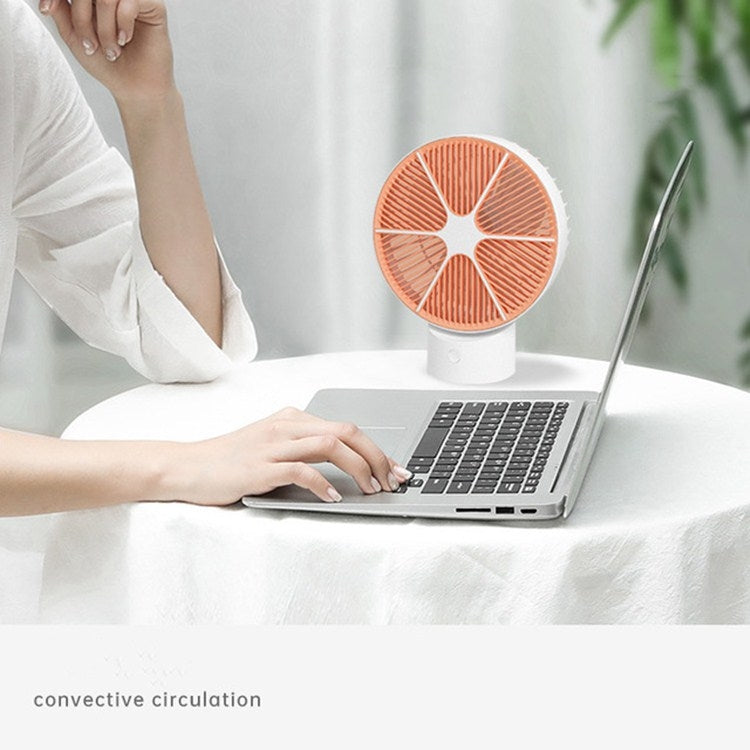 USB Fan Creative Design Grapefruit Small Fan Mini Handheld Desktop Small Fan