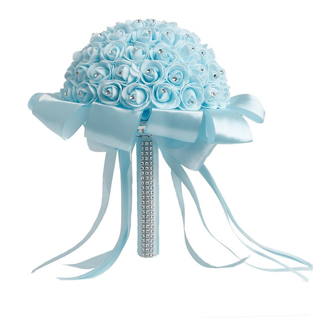 Bride Holding Bouquet Creative Simulation Holding Bouquet Wedding Supplies