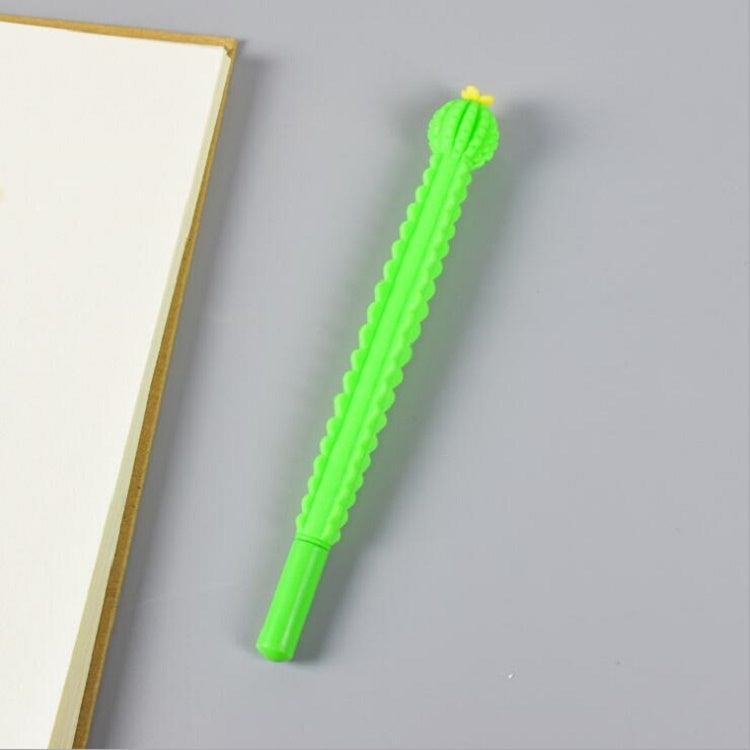 3 PCS Cactus Modeling Carbon Pen Neutral Black Pen Student 0.5mm Writing Pen Random Color Delivery