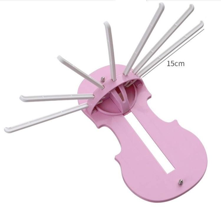 2 PCS Household Multi-function Punch-free Seven-in-one Pull-out Toilet Pendant Random Color Delivery(Pink)