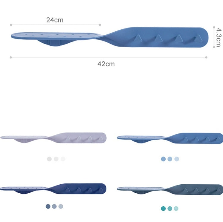 4 PCS Bathroom Hanger Multi-functional Wall Rack Free Hanging Door Hanger Random Color Delivery