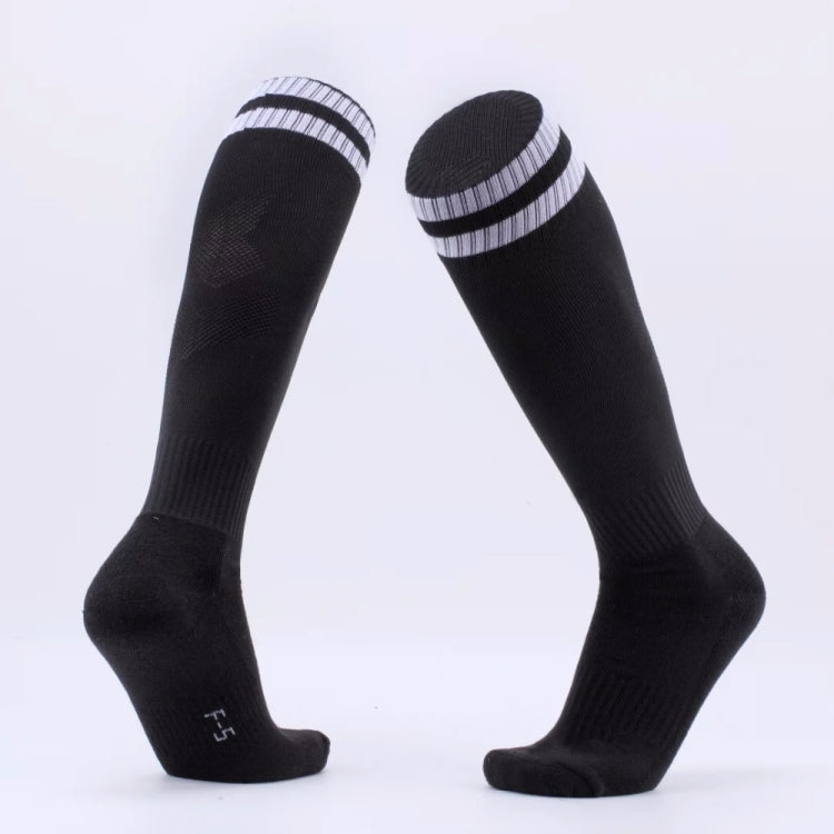 Children Football Socks Boys Soccer Sock Kid Above Knee Plain Socks Long Soccer Stockings Men Over Knee High Sock, Size:Adult Size
