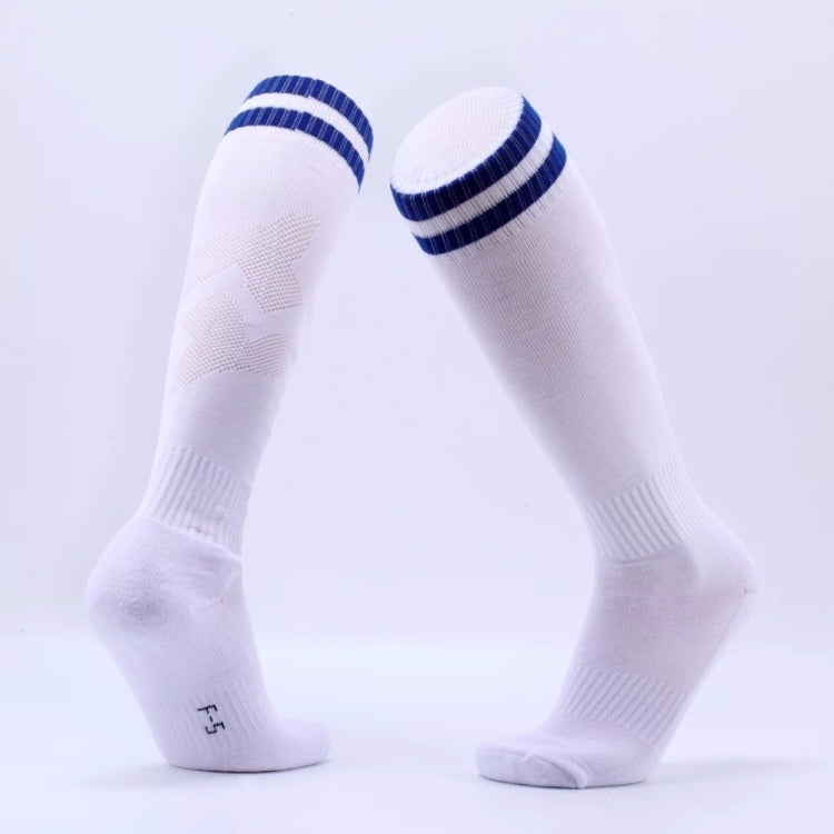 Children Football Socks Boys Soccer Sock Kid Above Knee Plain Socks Long Soccer Stockings Men Over Knee High Sock, Size:Adult Size
