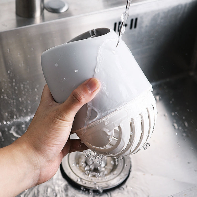 Kitchen Storage Multifunctional Chopstick Barrel Round Hollowed Drain Chopstick Cage