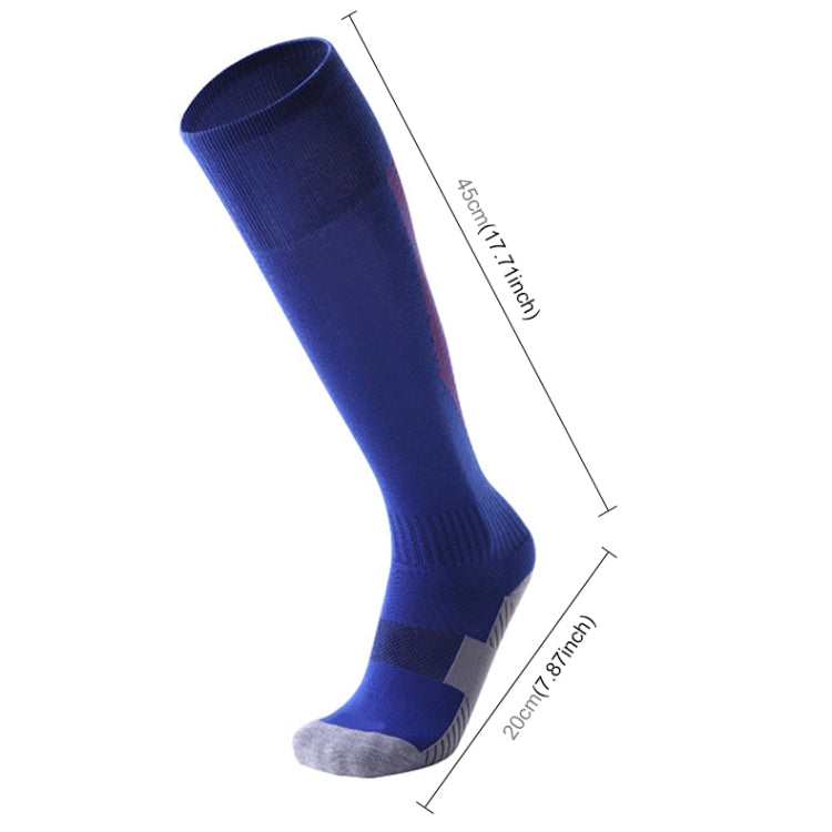 One Pair Adult Anti-skid Over Knee Thick Sweat-absorbent High Knee Socks