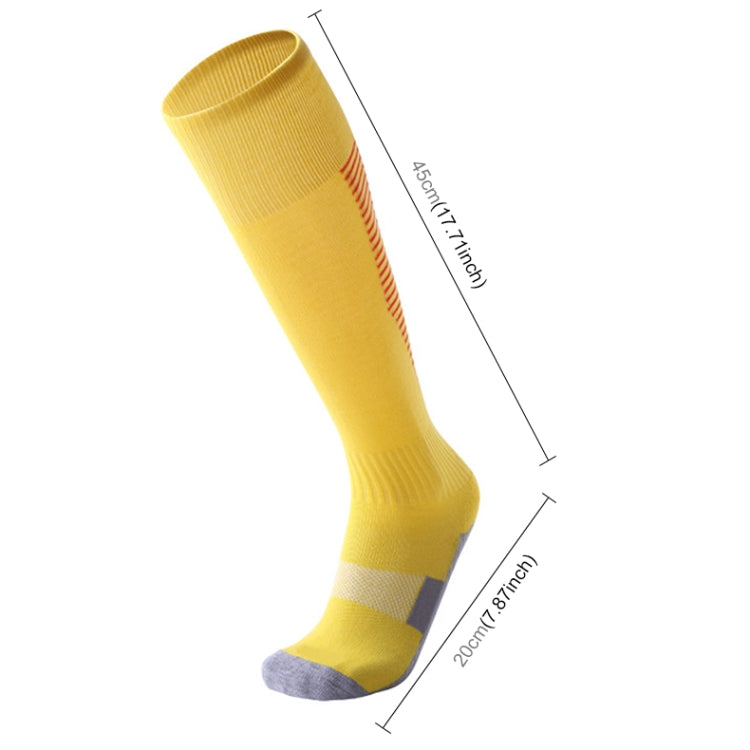 One Pair Adult Anti-skid Over Knee Thick Sweat-absorbent High Knee Socks