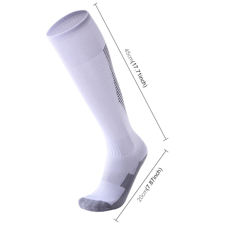 One Pair Adult Anti-skid Over Knee Thick Sweat-absorbent High Knee Socks
