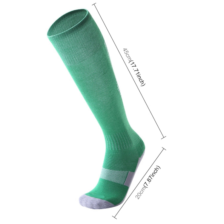 One Pair Adult Anti-skid Over Knee Thick Sweat-absorbent High Knee Socks