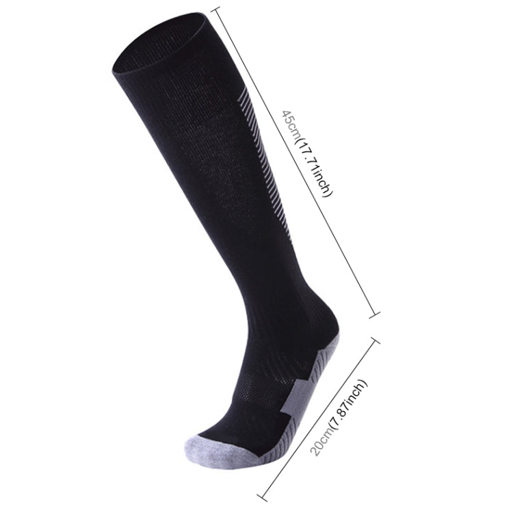 One Pair Adult Anti-skid Over Knee Thick Sweat-absorbent High Knee Socks