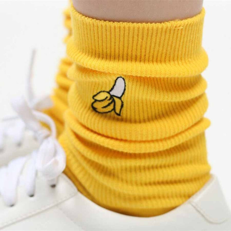 3 Pairs Cute Cartoon Fruit Print Girls Kawaii Socks