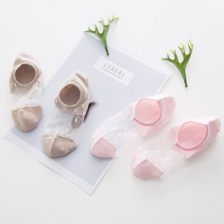 10 Pairs Women Cotton Comfortable Solid Dot Spring Summer Low Ankle Invisible Elastic Short Socks