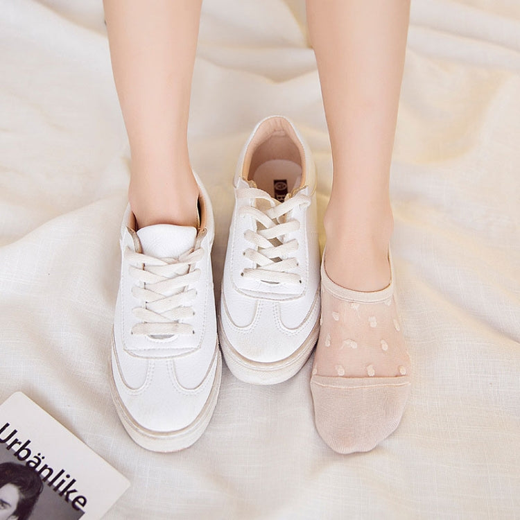 10 Pairs Women Cotton Comfortable Solid Dot Spring Summer Low Ankle Invisible Elastic Short Socks