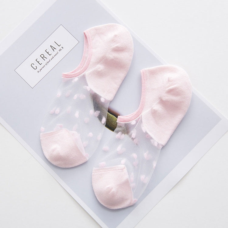 10 Pairs Women Cotton Comfortable Solid Dot Spring Summer Low Ankle Invisible Elastic Short Socks
