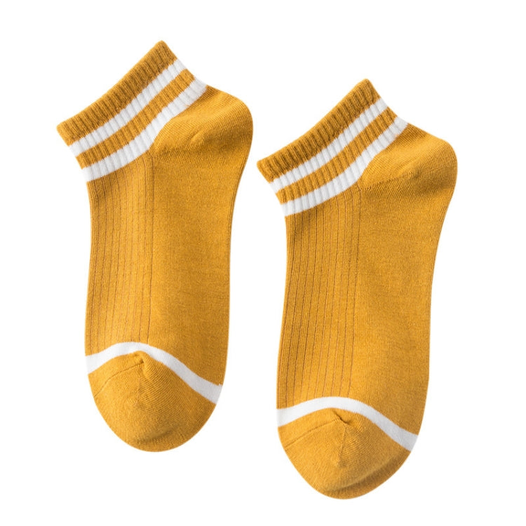 20 Pairs College Wind Striped Boat Socks Women Casual Cute Socks