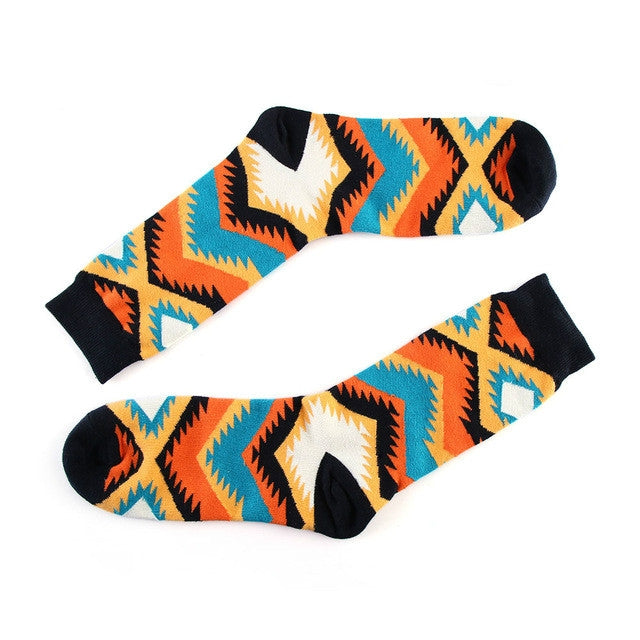 3 Pairs Art Abstraction Creative Pattern Original Sock Fruit Pineapple Fashion Women Funny Sock