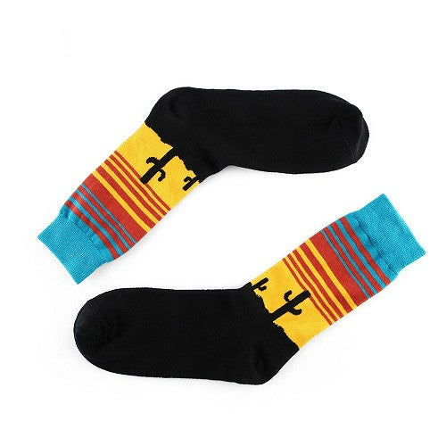 3 Pairs Art Abstraction Creative Pattern Original Sock Fruit Pineapple Fashion Women Funny Sock