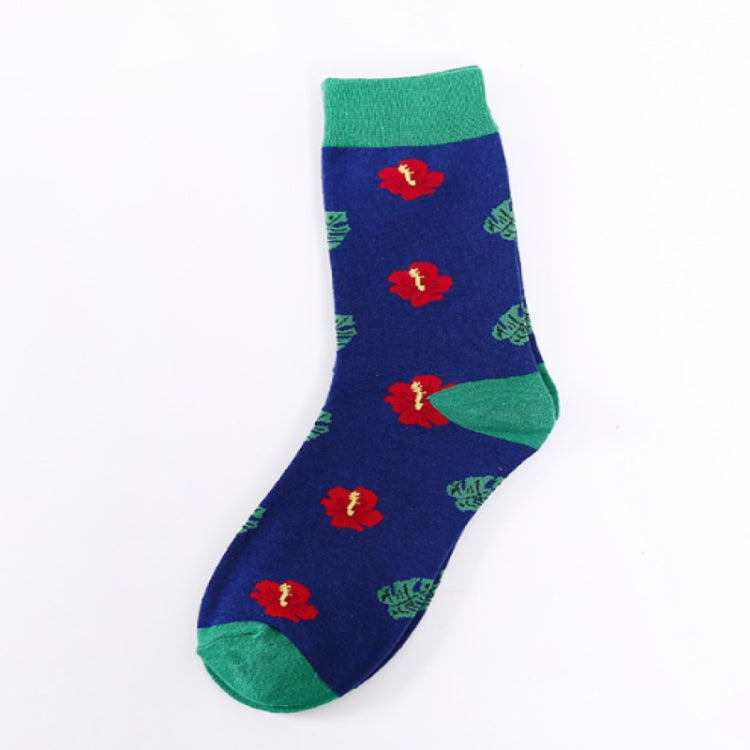 3 Pairs Art Abstraction Creative Pattern Original Sock Fruit Pineapple Fashion Women Funny Sock
