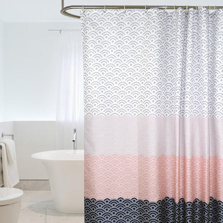 Geometric Shower Curtain Waterproof Bath Bathroom Curtain, Size:With 150 x Height 180cm