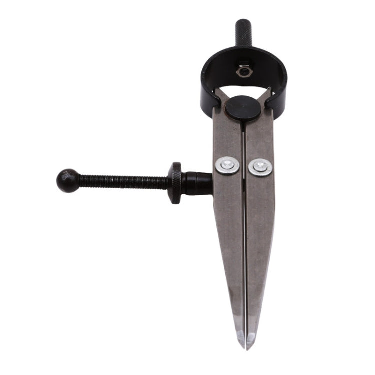 2 PCS Carbon steel Scriber Divider Wheel Compass Leather Stitch Hole Distance Measure Compass Leather Divider Tool