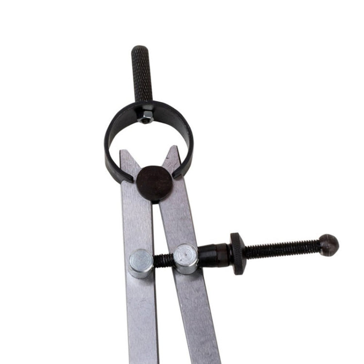 2 PCS Carbon steel Scriber Divider Wheel Compass Leather Stitch Hole Distance Measure Compass Leather Divider Tool