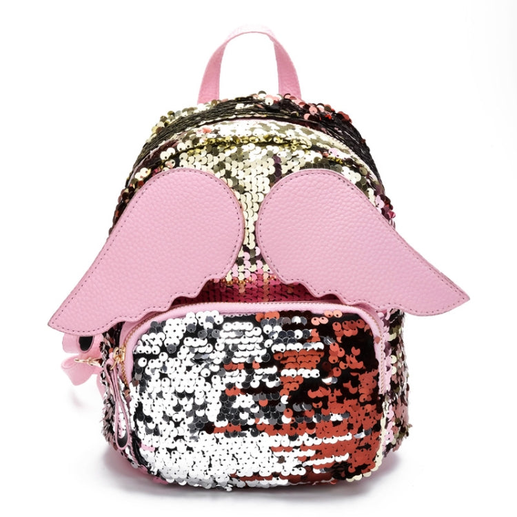 Brilliant Sequins Shoulder Bag Angel Wing Shape Bag