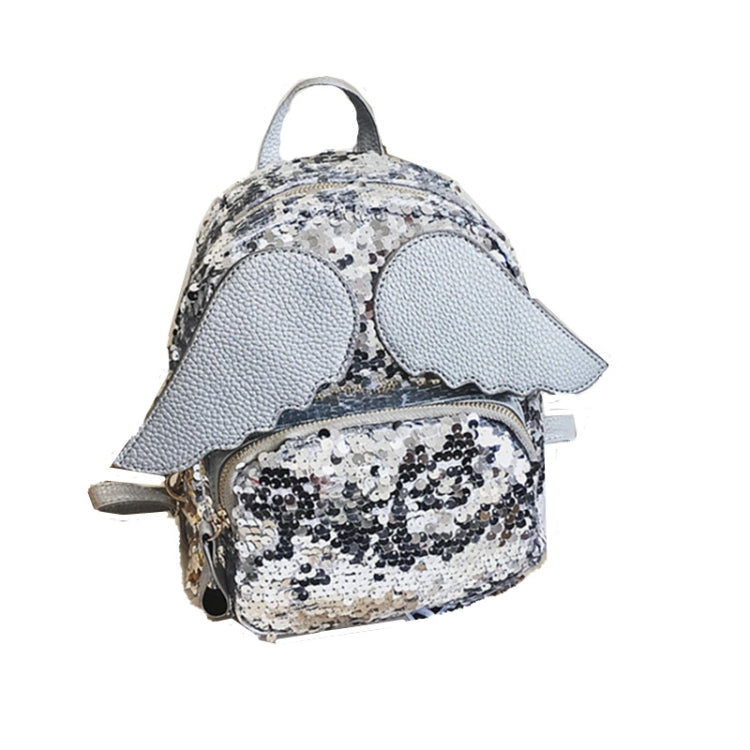 Brilliant Sequins Shoulder Bag Angel Wing Shape Bag