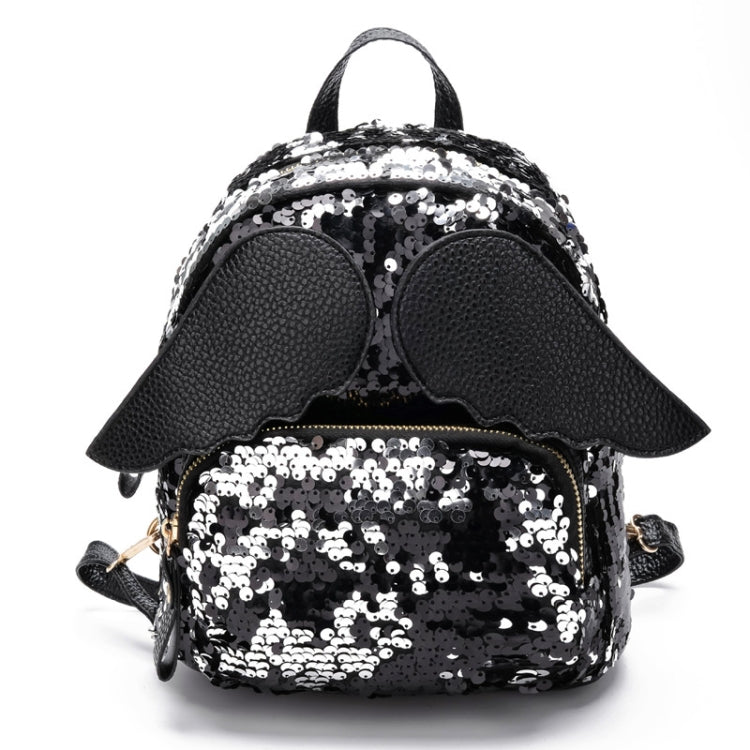 Brilliant Sequins Shoulder Bag Angel Wing Shape Bag