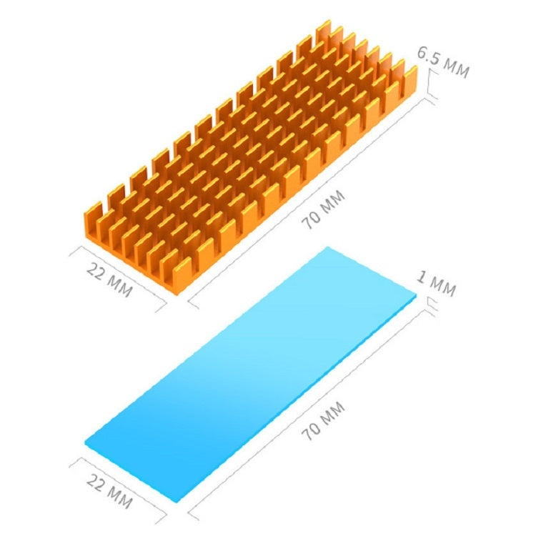 Aluminum Alloy Heat Sink with Thermal Silica Pad High Power Thermal Insulation