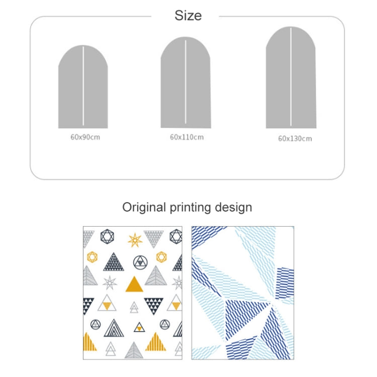 Thicken Solid PEVA Clothing Dust Cover Suit Coat Waterproof Protector Storage Bag with Zipper(Lemon Yellow)