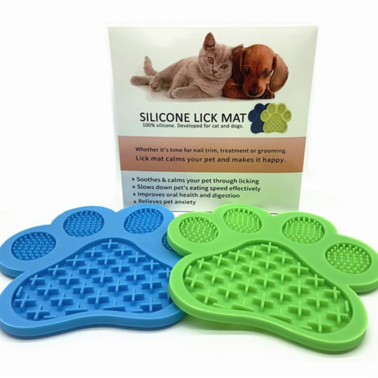 2 PCS Silicone Pet Licking Pad Slow Food Pad Dog Nursing Training
