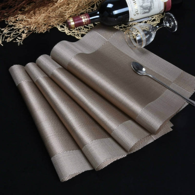 10 PCS Placemat Fashion PVC Dining Table Mat Fisc Pads Bowl Pad Coasters Waterproof Table Cloth Pad Slip-resistant Pad