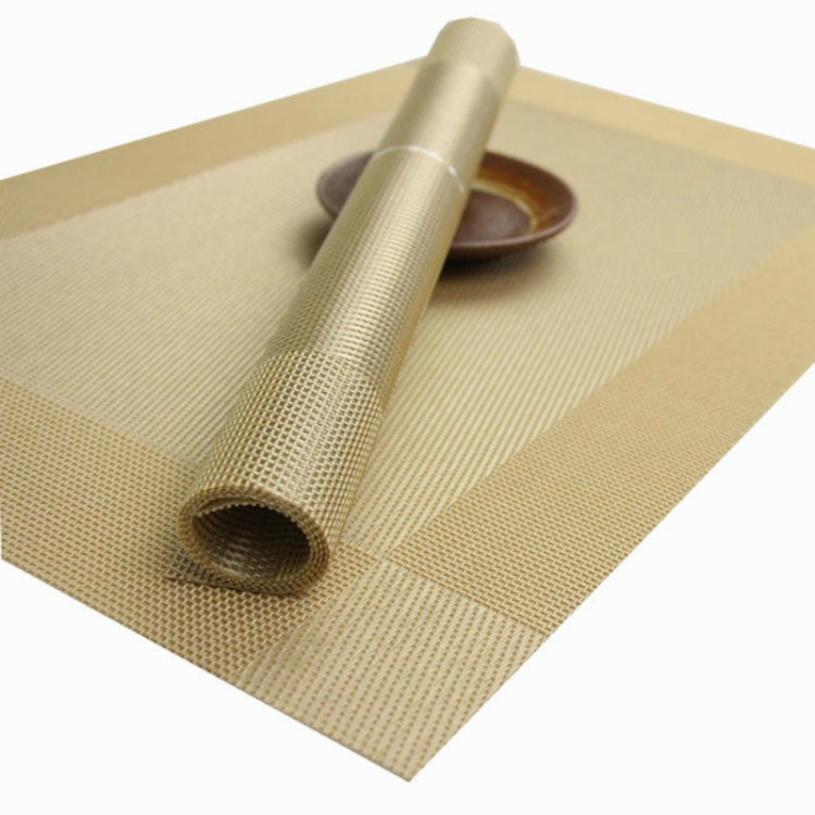 10 PCS Placemat Fashion PVC Dining Table Mat Fisc Pads Bowl Pad Coasters Waterproof Table Cloth Pad Slip-resistant Pad